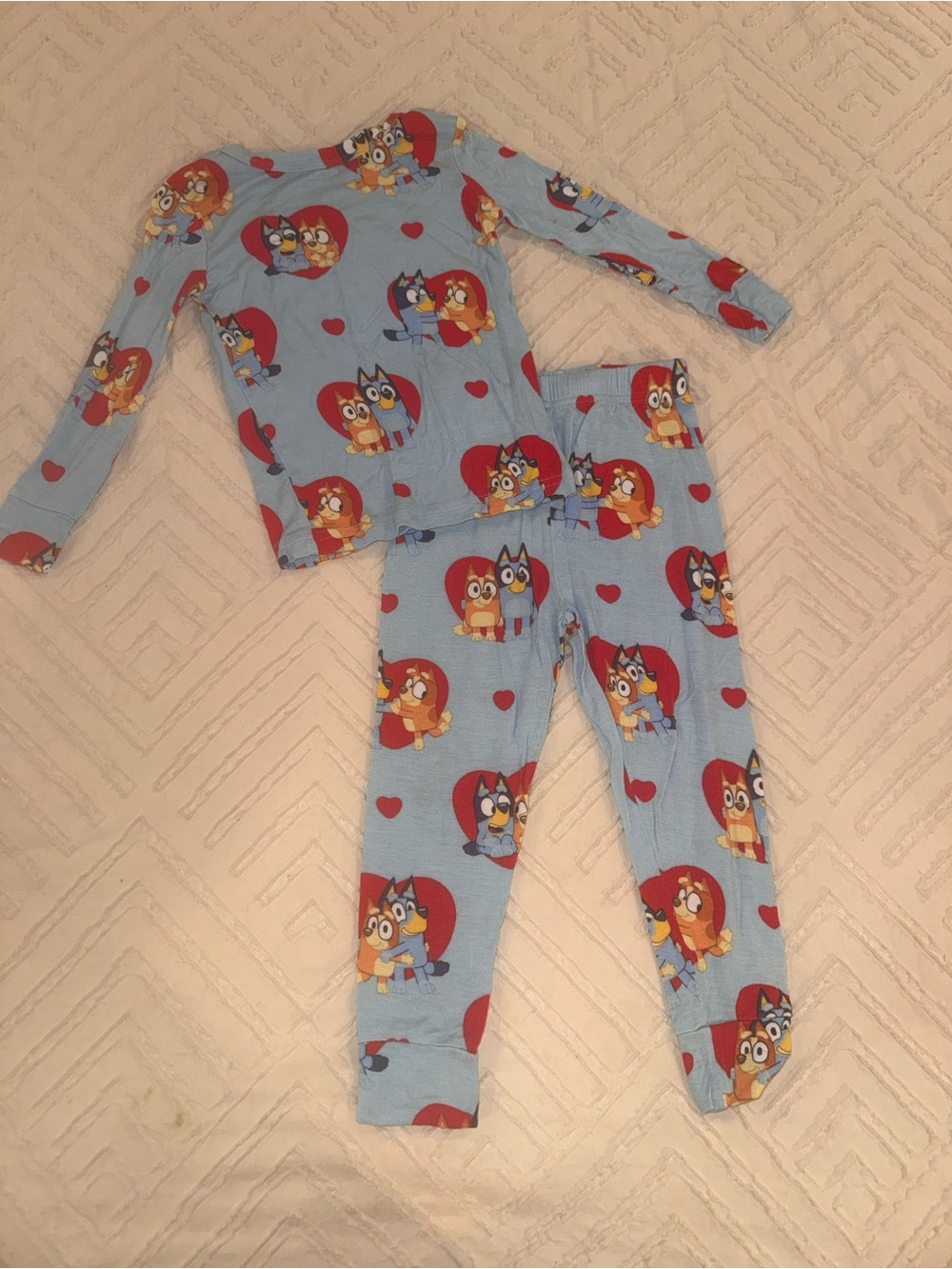 Bluey Heart Pajama Two-Piece Set